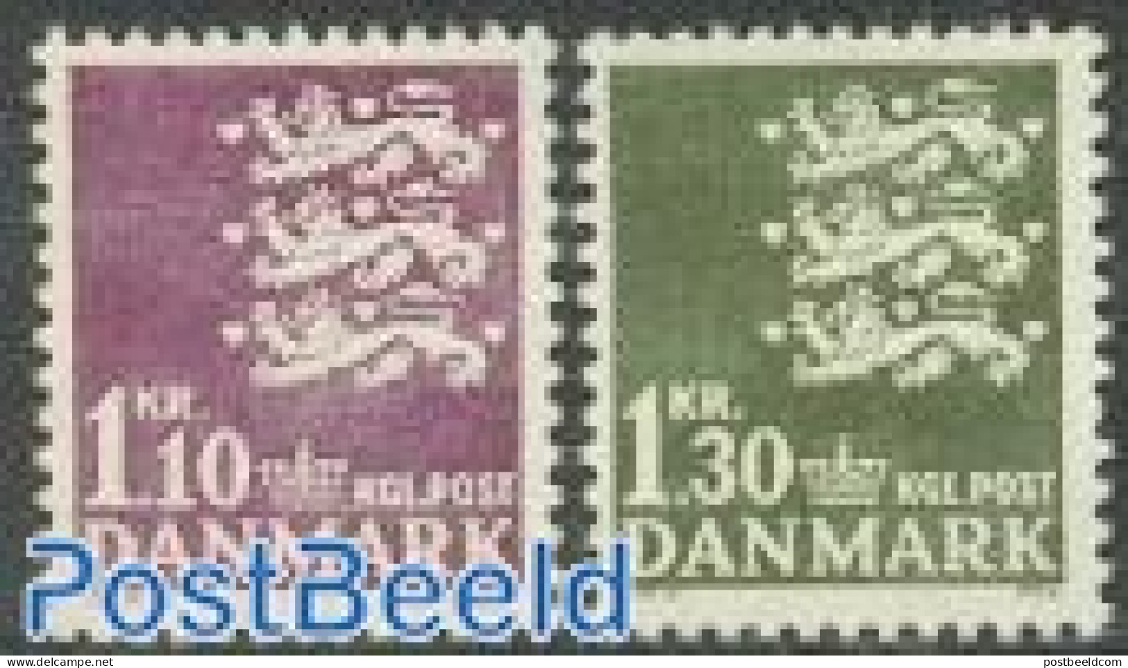 Denmark 1965 Definitives 2v, Mint NH - Nuevos