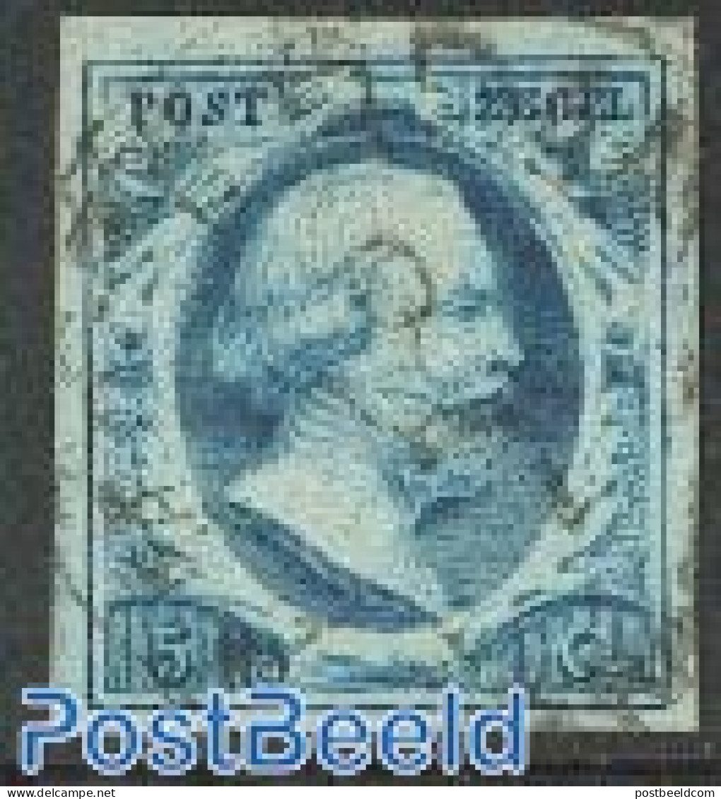 Netherlands 1852 5c, Plate III, Cancellation Amsterdam C, Used - Used Stamps