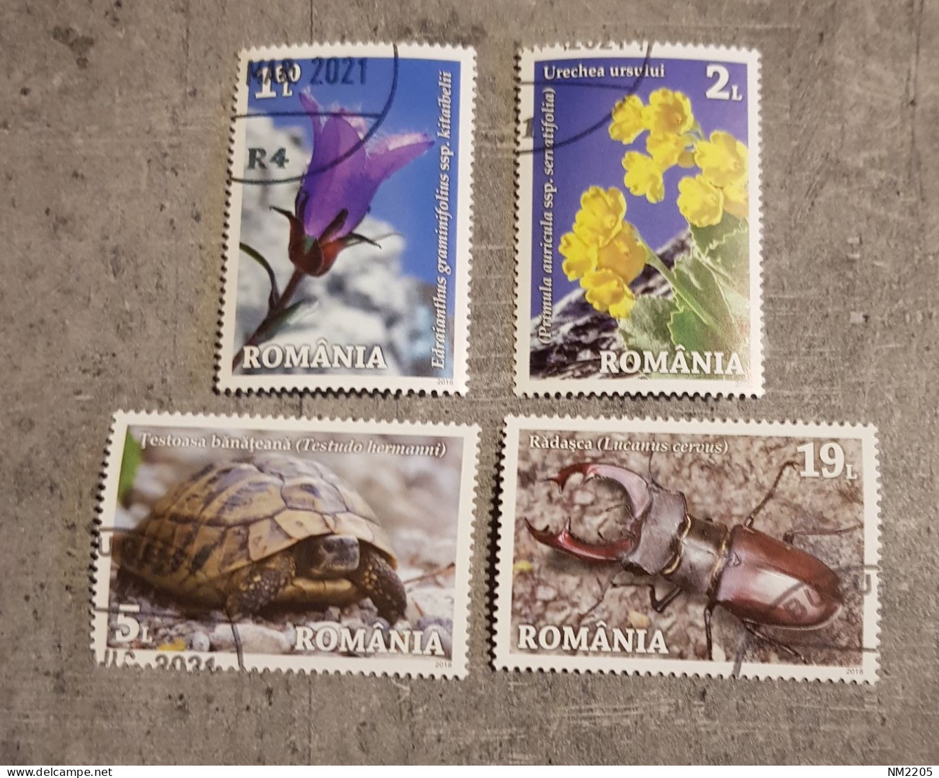 ROMANIA NATURAL PARKS IN ROMANIA SET CTO-USED - Used Stamps