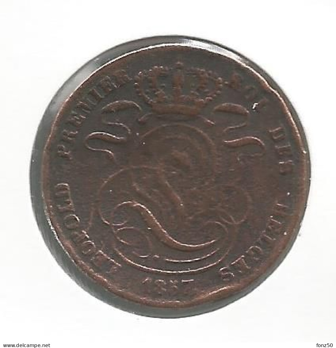 12746 * LEOPOLD I * 5 Cent 1857  Zonder Punt * Fraai - 5 Cent