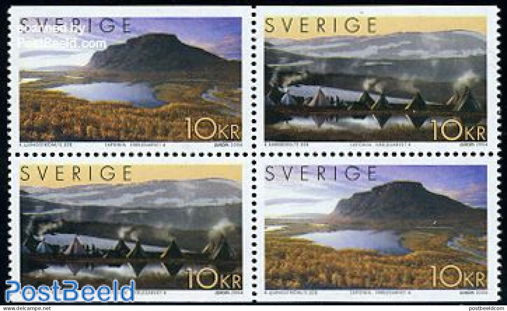 Sweden 2004 Europa 4v (from Booklet), Mint NH, History - Sport - Various - Europa (cept) - Mountains & Mountain Climbi.. - Neufs