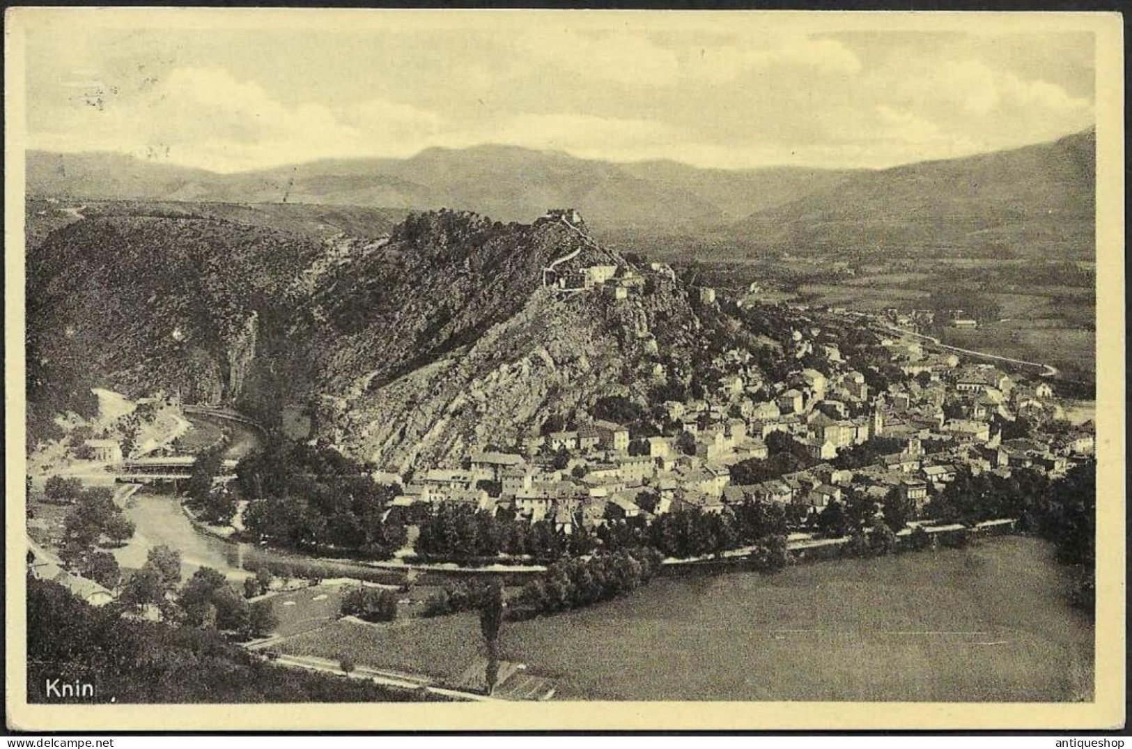 Croatia-----Knin-----old Postcard - Kroatië