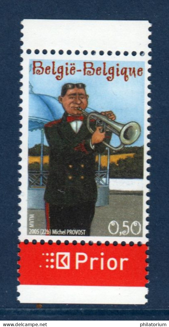 Belgique België, **, Yv 3445, Mi 3508, SG 3961, Musique - Brass Band, Trompette à Pistons, - Unused Stamps
