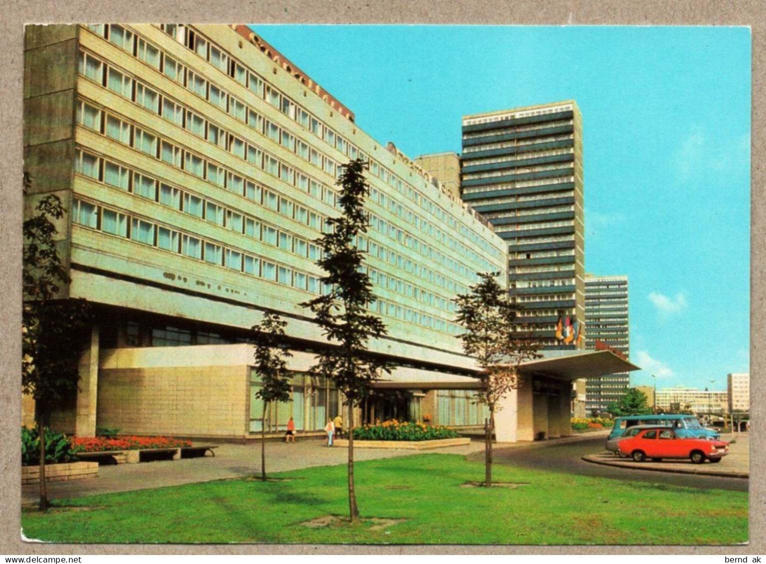 A1626a} BRD (DDR-Zeit) - AK - Halle - Interhotel "Stadt Halle" - Halle (Saale)