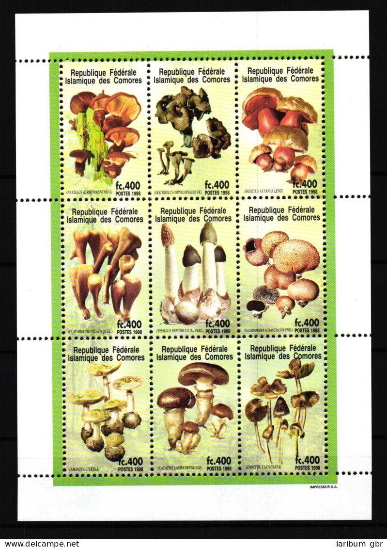 Komoren 1394-1401 Postfrisch Kleinbogen / Pflanzen #HQ019 - Comores (1975-...)