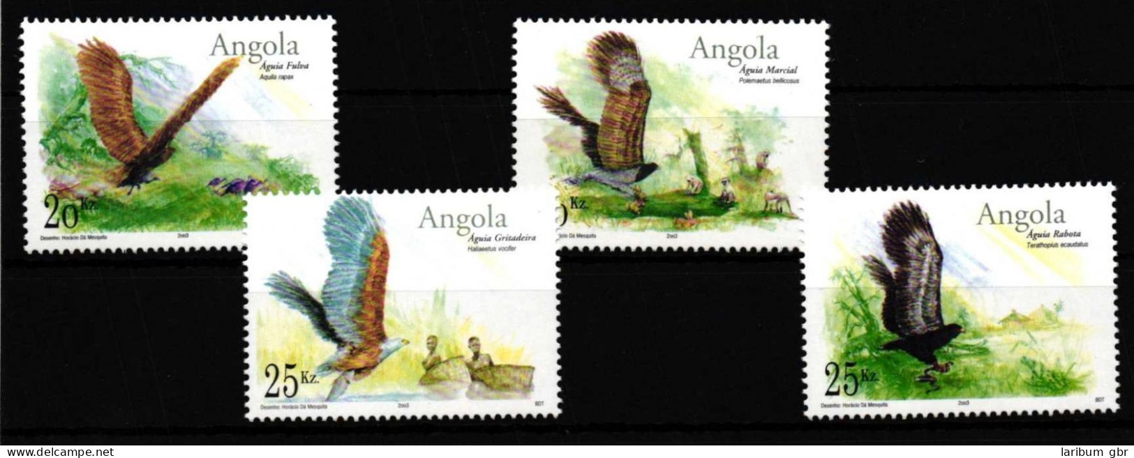 Angola 1715-1718 Postfrisch Vögel #HQ337 - Angola