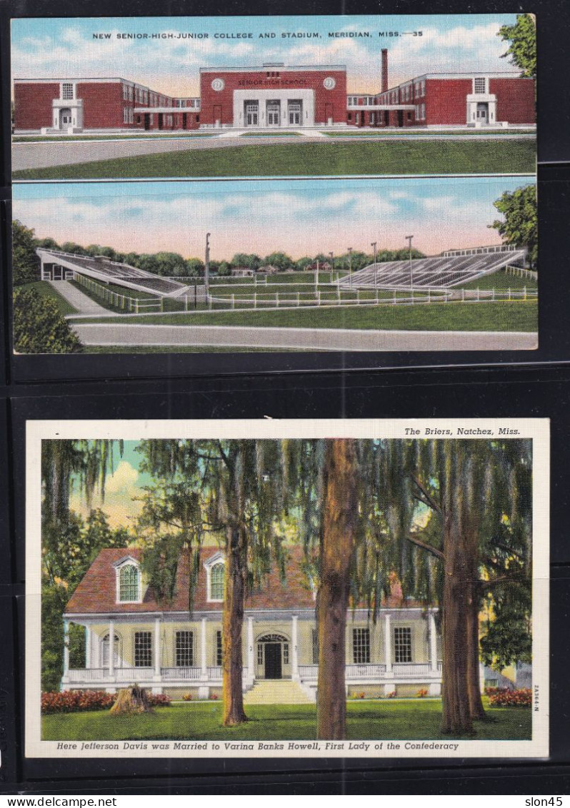 USA 4 Color  Post Cards Mississippi 16072 - Andere & Zonder Classificatie