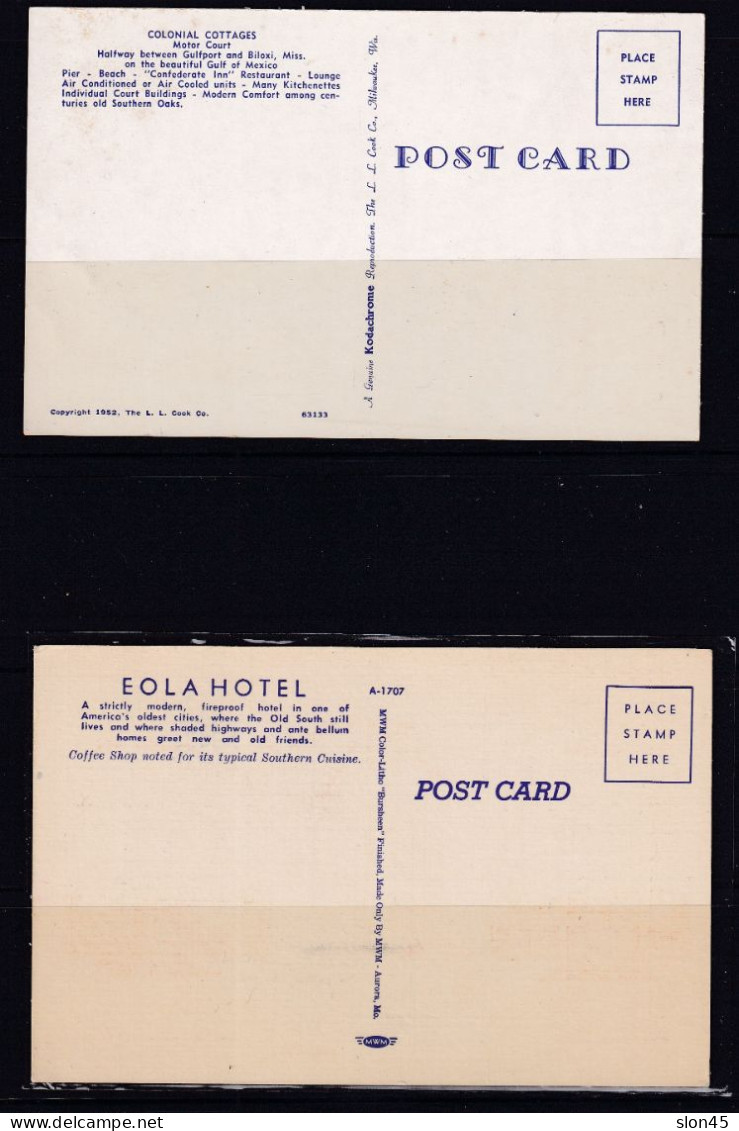 USA 4 Color  Post Cards Mississippi 16072 - Autres & Non Classés