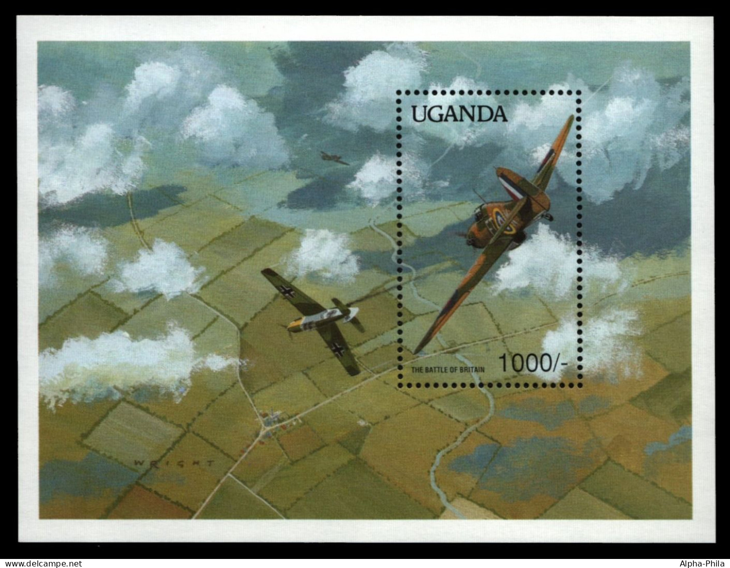 Uganda 1990 - Mi-Nr. Block 111 ** - MNH - Flugzeuge / Airplanes - Uganda (1962-...)