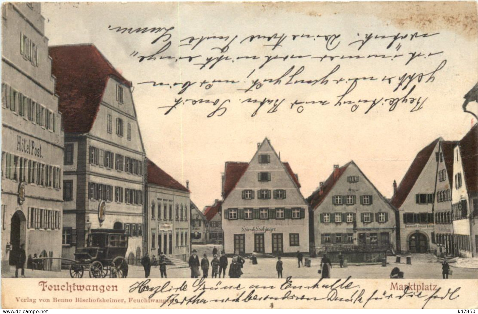 Feuchtwangen - Marktplatz - Ansbach