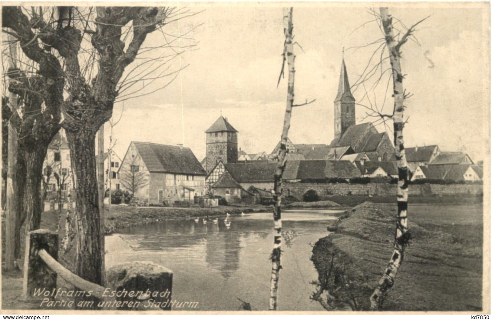 Wolframs-Eschenbach - Partie Am Unteren Stadtturm - Ansbach