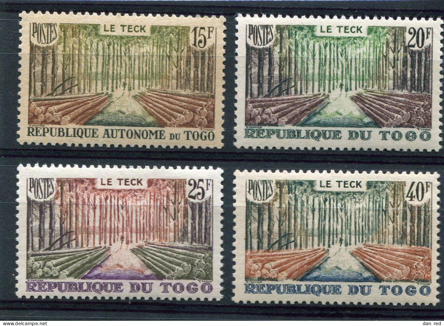 TOGO N° 271 A 274 ** (Y&T) (Neuf) - Unused Stamps