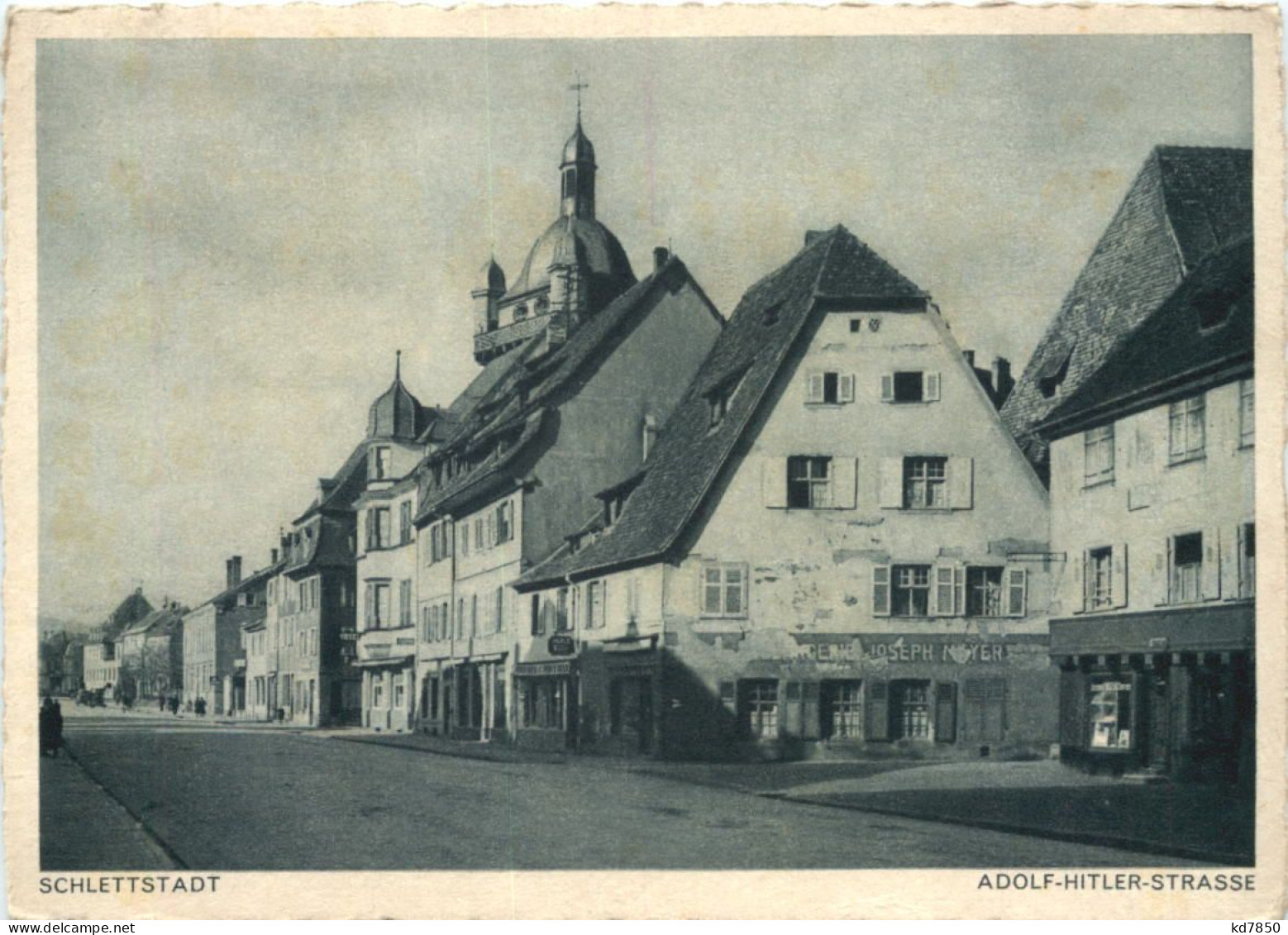 Schlettstadt - Adolf Hitler Straße - Selestat