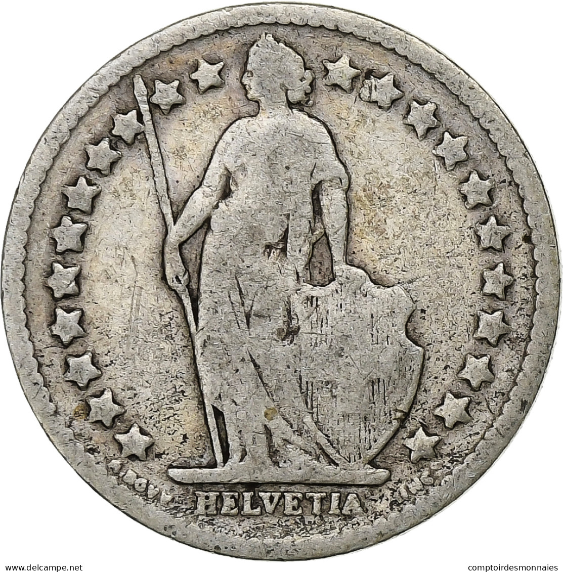 Suisse, 1/2 Franc, 1903, Bern, Argent, TTB+, KM:23 - Altri & Non Classificati