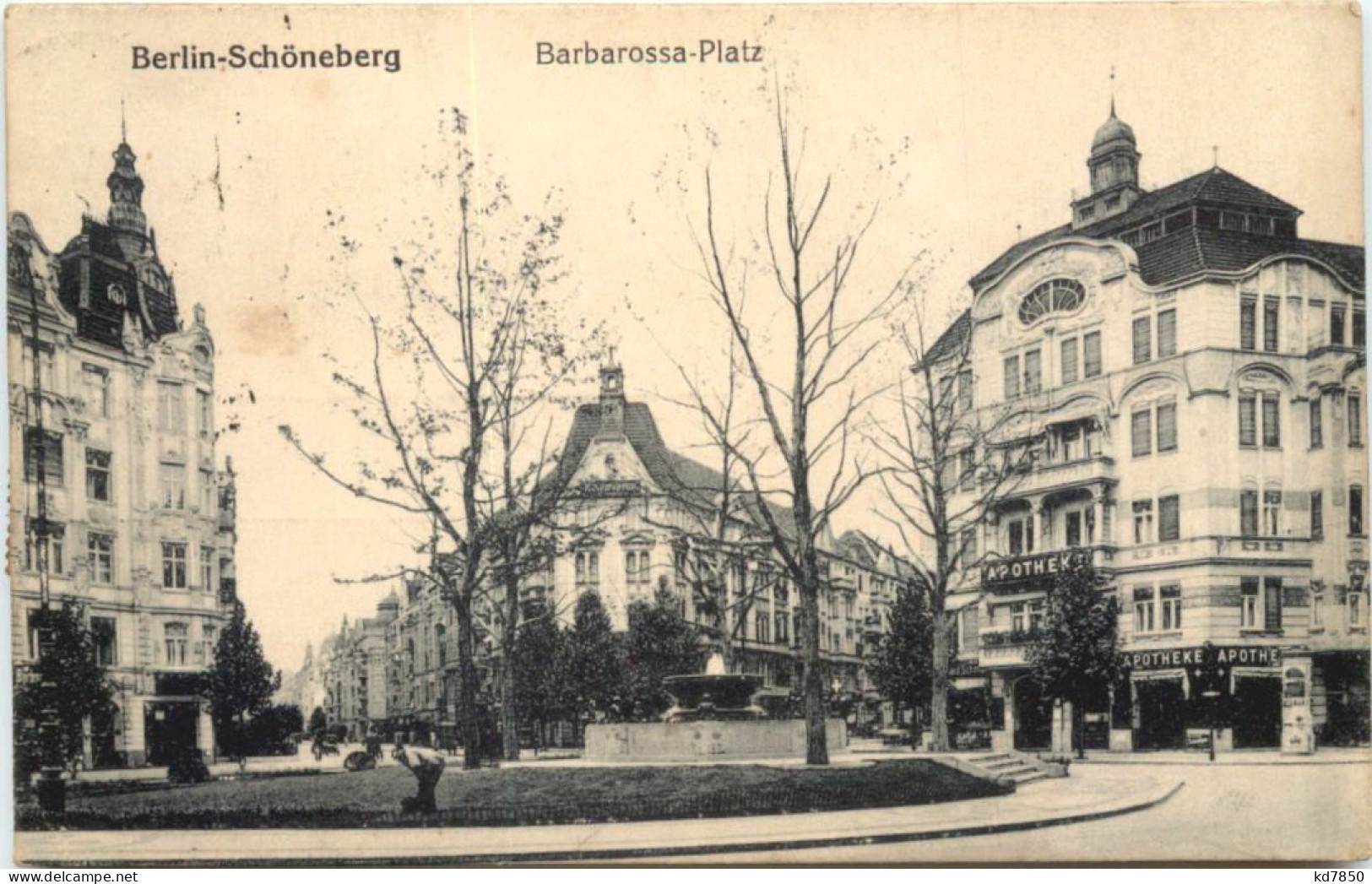 Berlin-Schöneberg - Barbarossa Platz - Schoeneberg