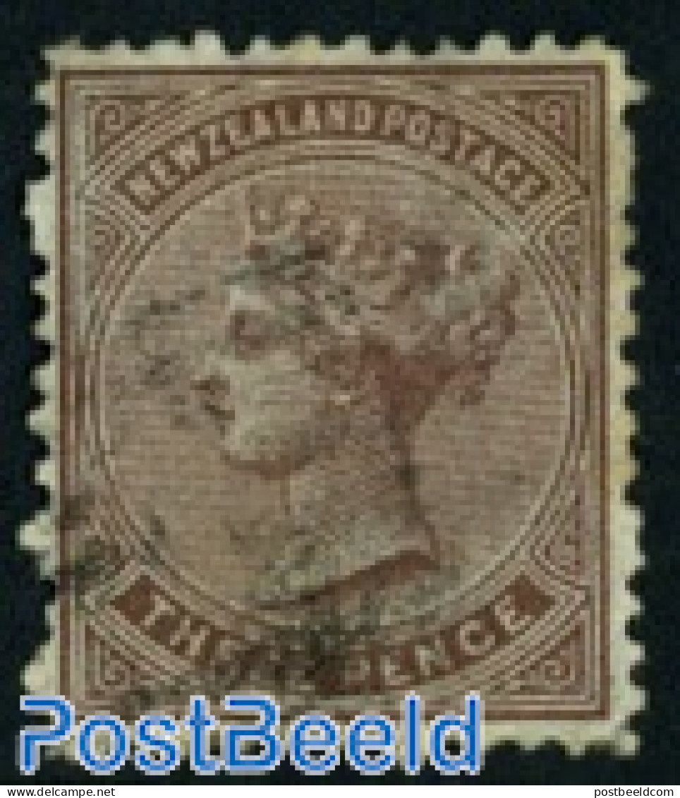 New Zealand 1974 3P Brown, Perf. 12.5, Used, Used Stamps - Gebruikt