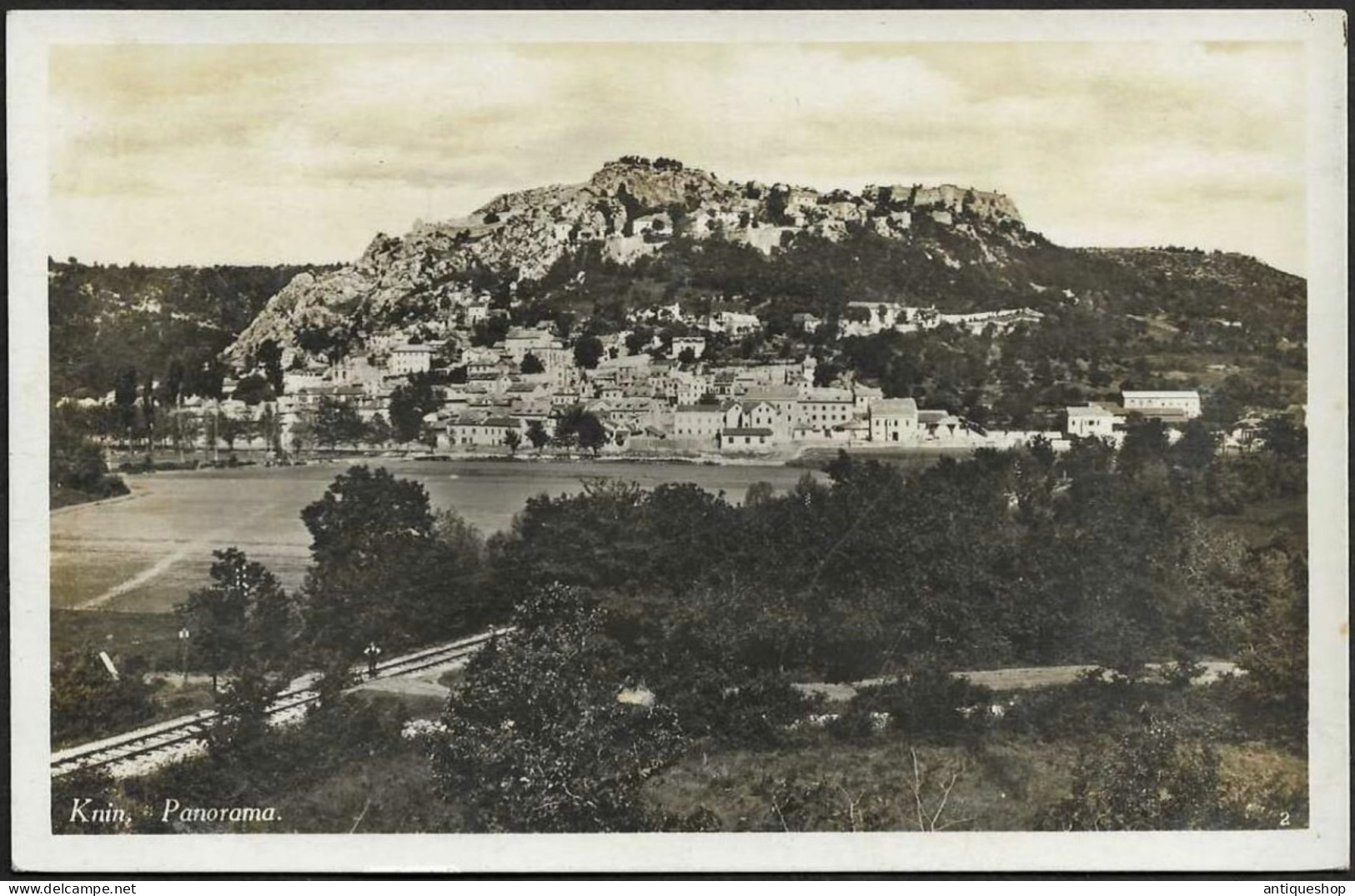 Croatia-----Knin-----old Postcard - Kroatië