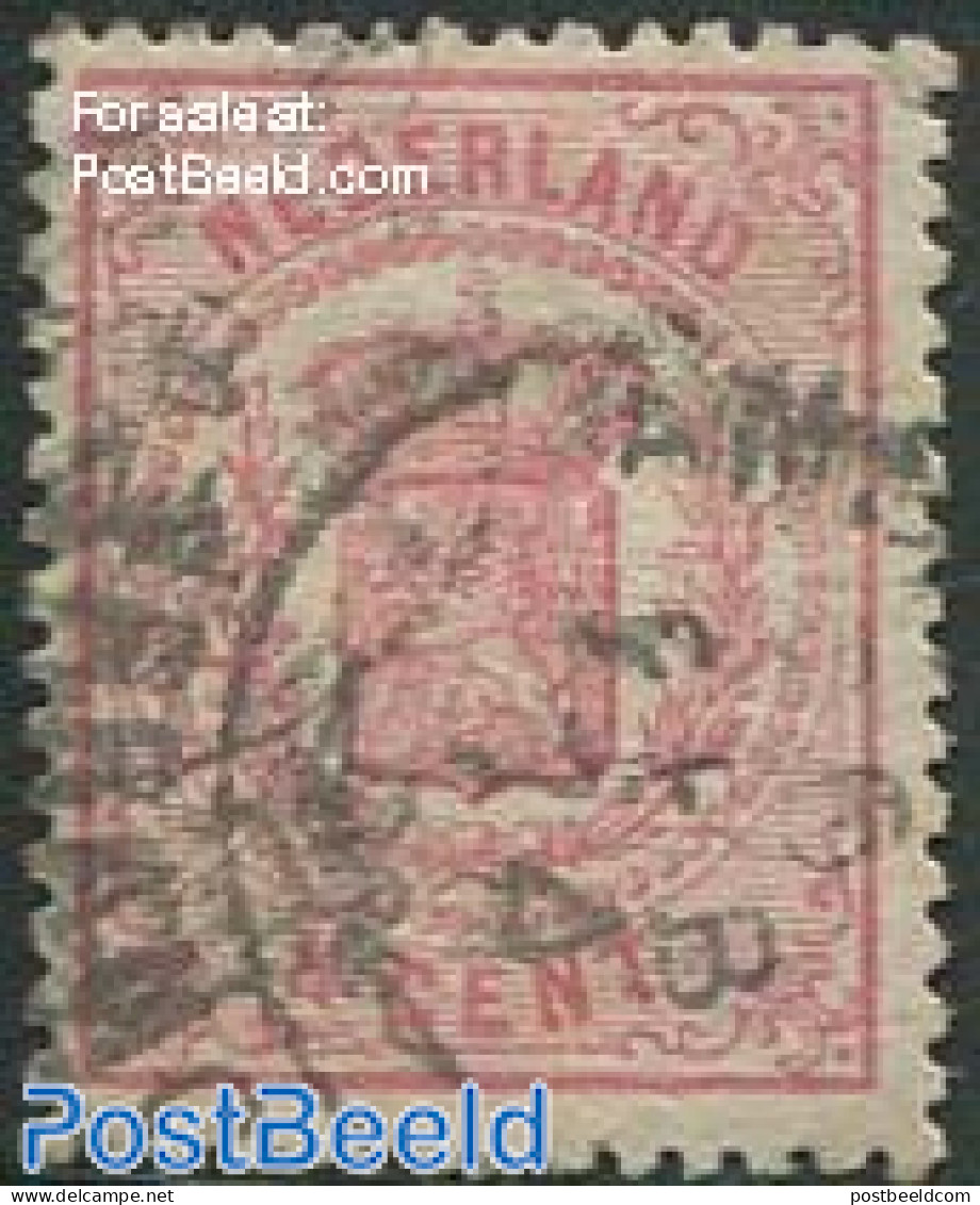 Netherlands 1869 1.5c Pink, Perf. 13.25 Small Holes, Used Stamps - Usati