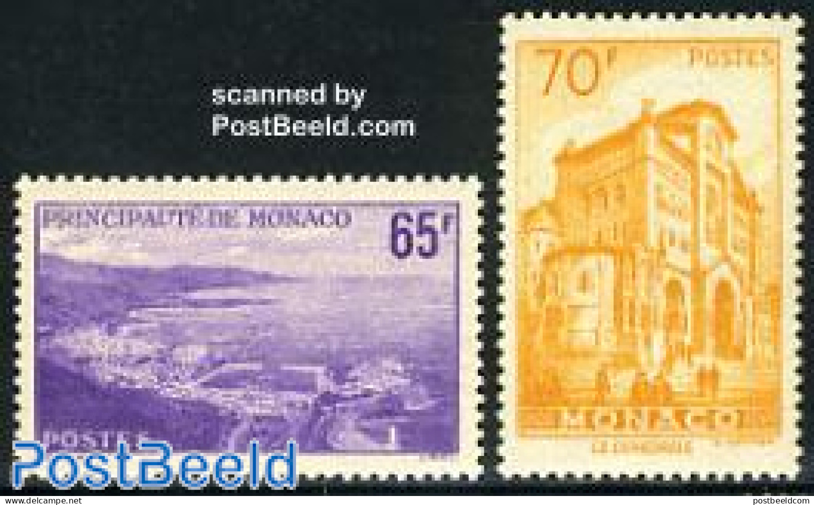Monaco 1957 Definitives 2v, Mint NH - Neufs