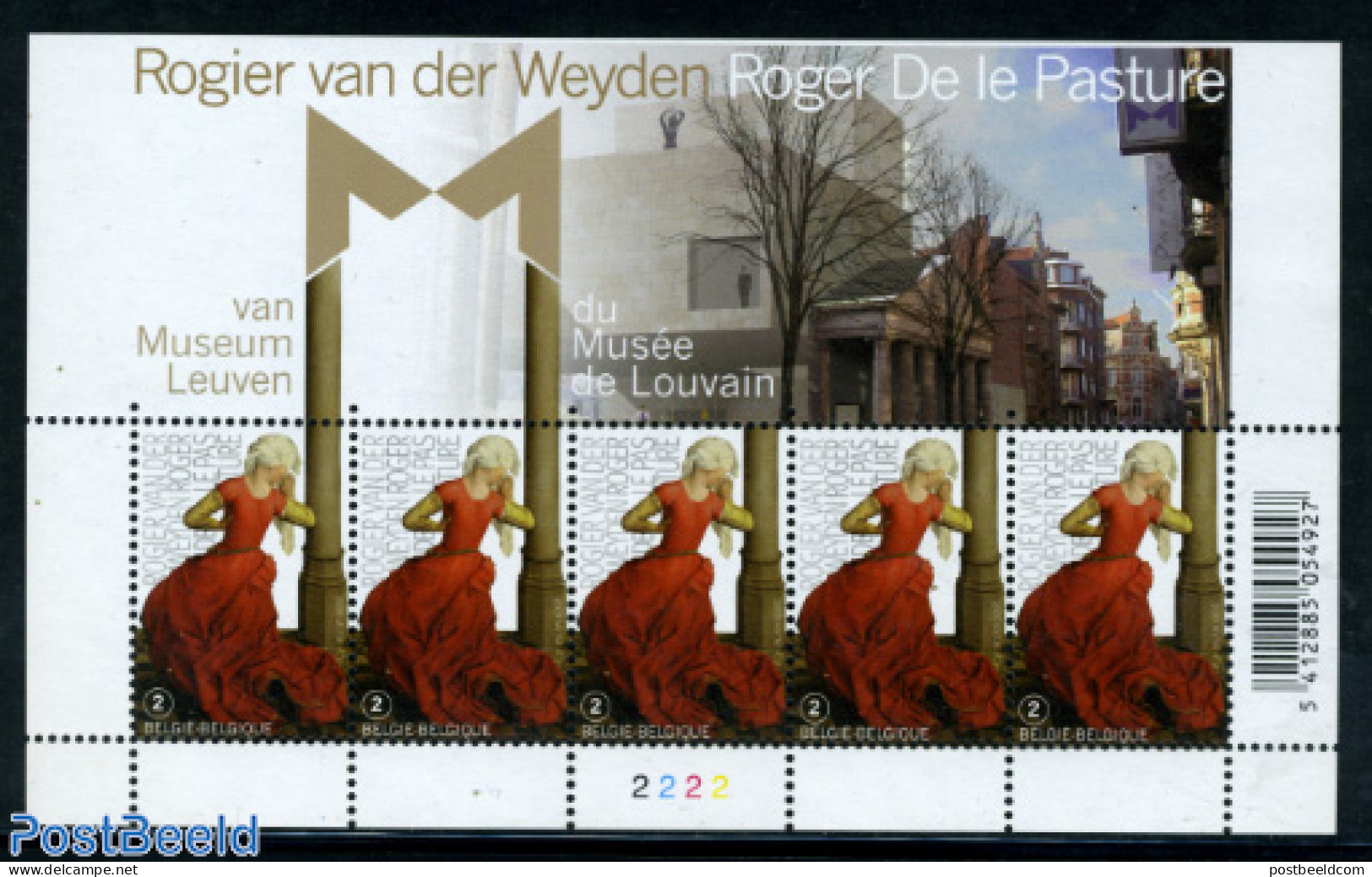 Belgium 2009 Museums M/s, Mint NH, Art - Museums - Paintings - Unused Stamps