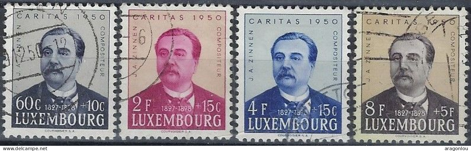 Luxembourg - Luxemburg -  Timbre  Série   1950   °   A.Zinnen   VC. 50,- - Used Stamps