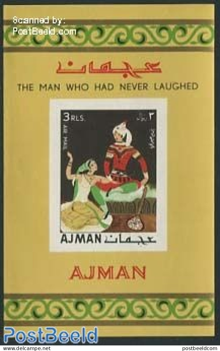 Ajman 1967 Oriental Fairy Tales S/s, Imperforated, Mint NH, Art - Fairytales - Verhalen, Fabels En Legenden
