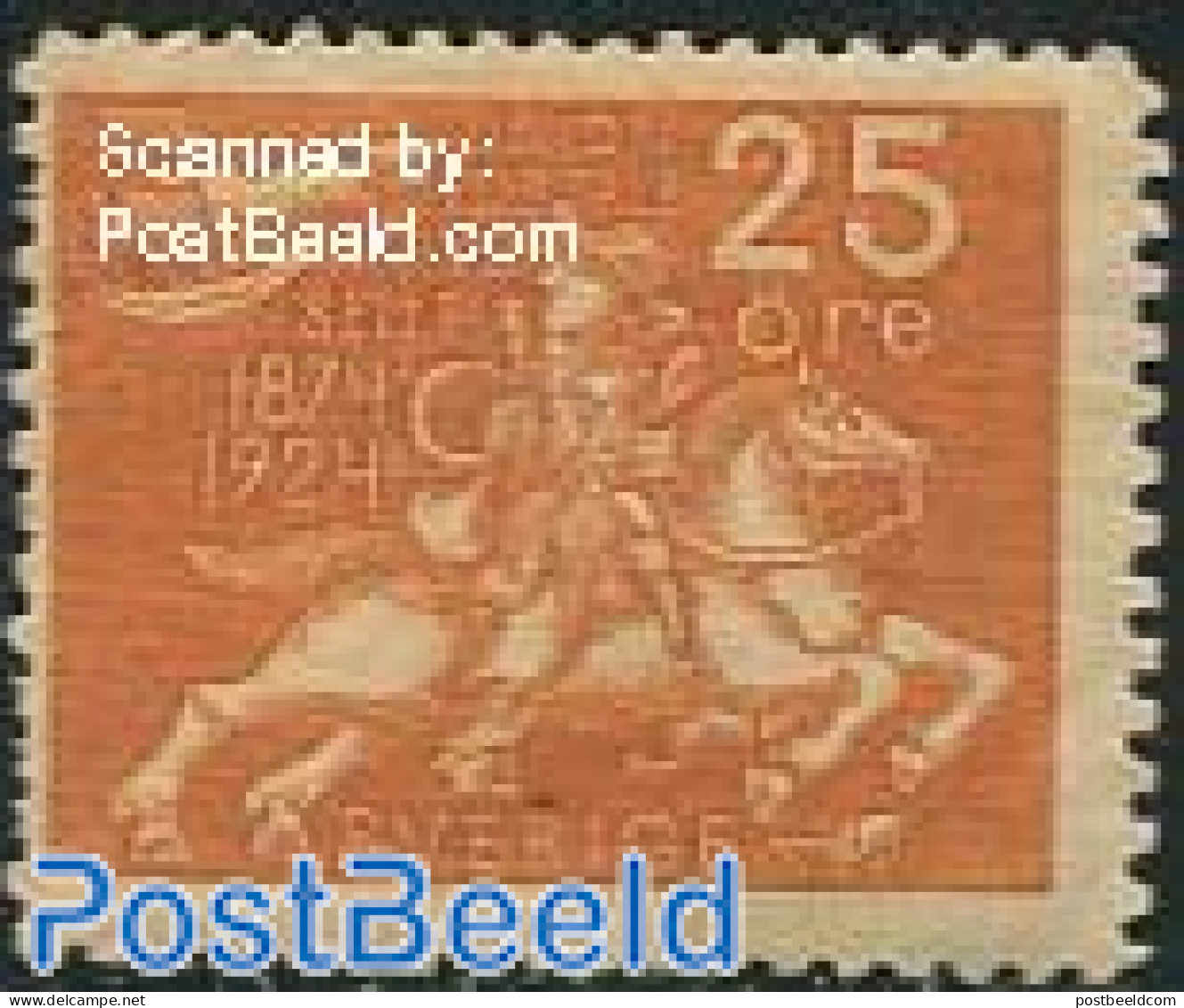 Sweden 1924 25o, Stamp Out Of Set, Unused (hinged), Nature - Ongebruikt