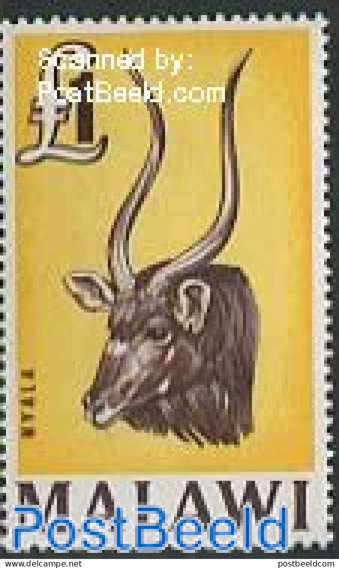 Malawi 1964 1P, Stamp Out Of Set, Mint NH, Nature - Animals (others & Mixed) - Malawi (1964-...)