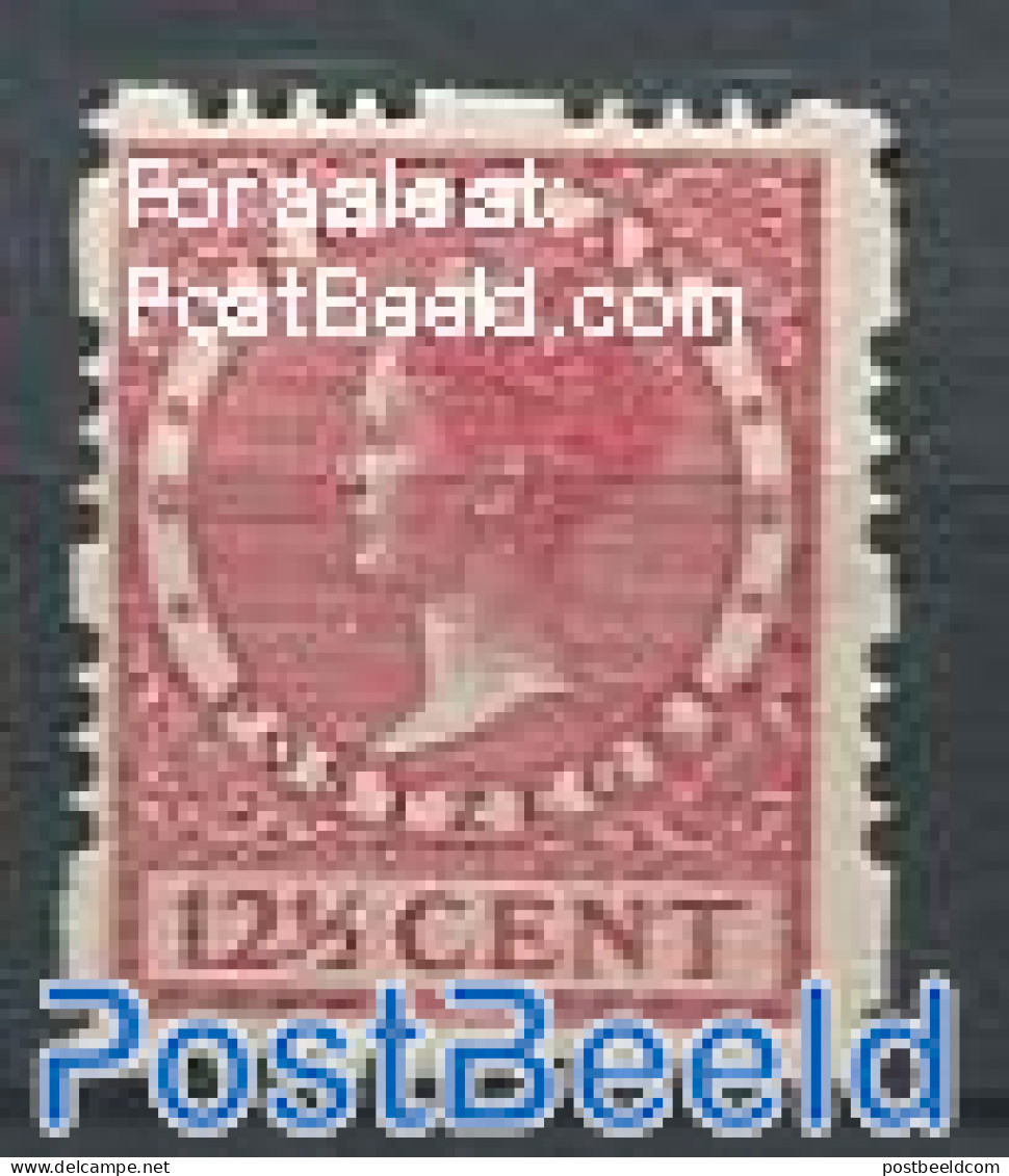 Netherlands 1928 12.5c, 4-side Syncoperf. Stamp Out Of Set, Unused (hinged) - Unused Stamps