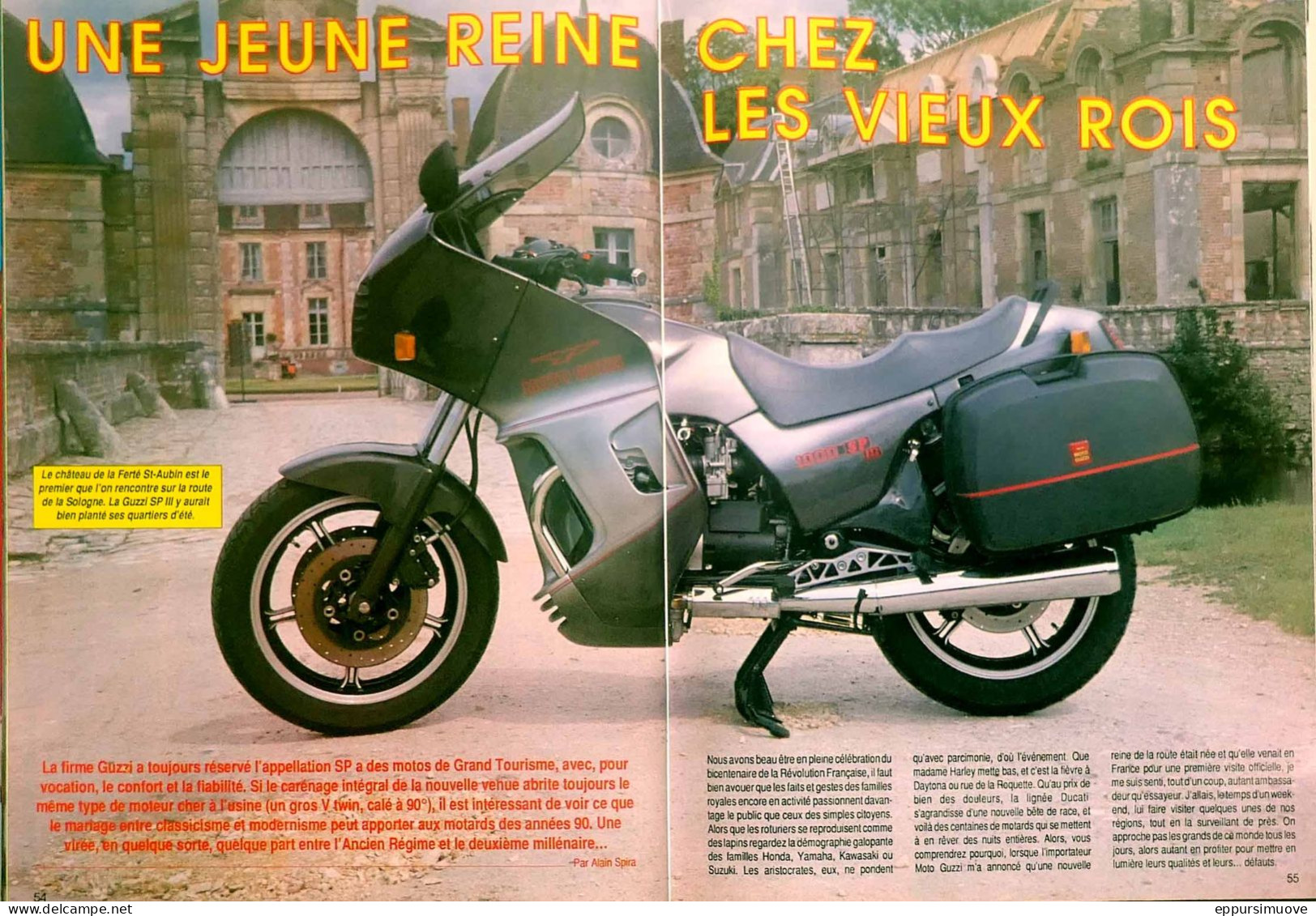 Article Papier 6 Pages MOTO GUZZI 1000 SP III Automne 1989 FL-07 - Zonder Classificatie