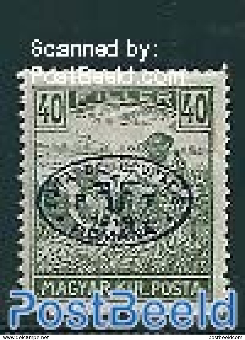 Hungary 1919 Debrecen, 40f, Stamp Out Of Set, Unused (hinged) - Ongebruikt