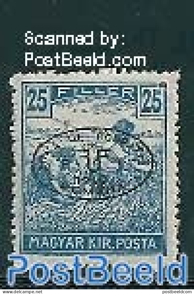Hungary 1919 Debrecen, 25f, Stamp Out Of Set, Unused (hinged) - Unused Stamps