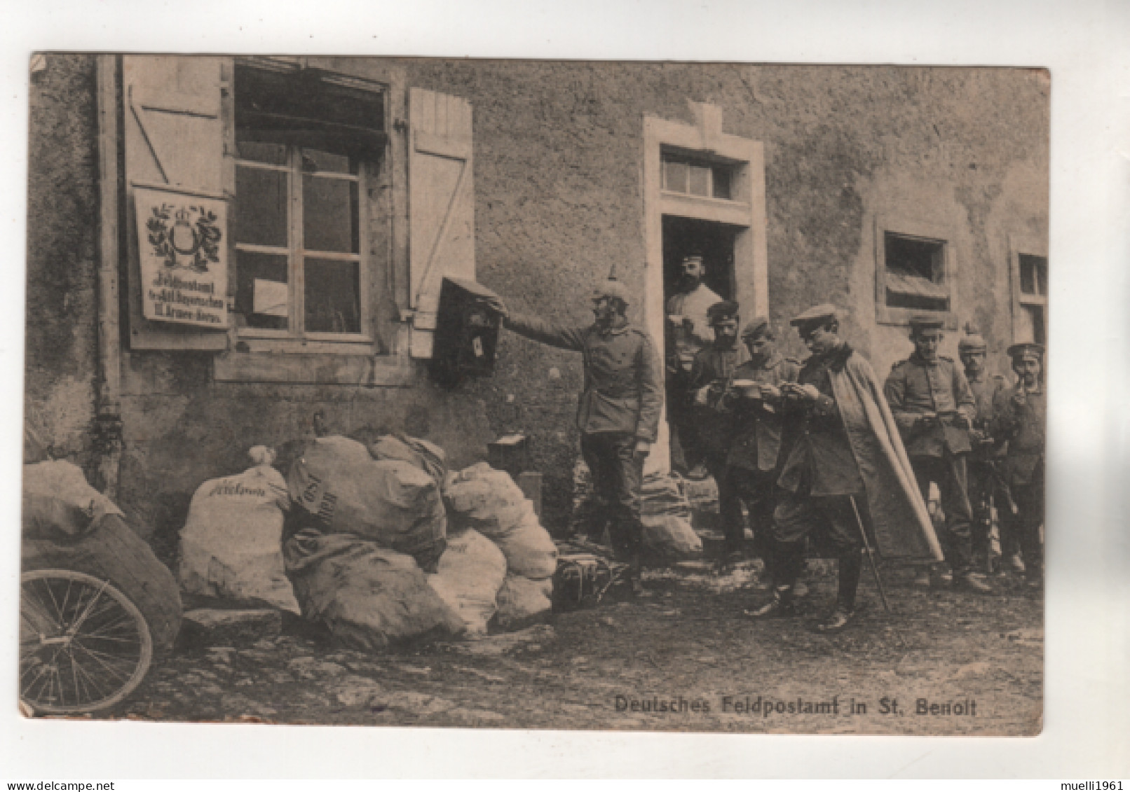 +5016, WK I, Feldpost, Feldpostamt In Saint-Benoît - Guerra 1914-18