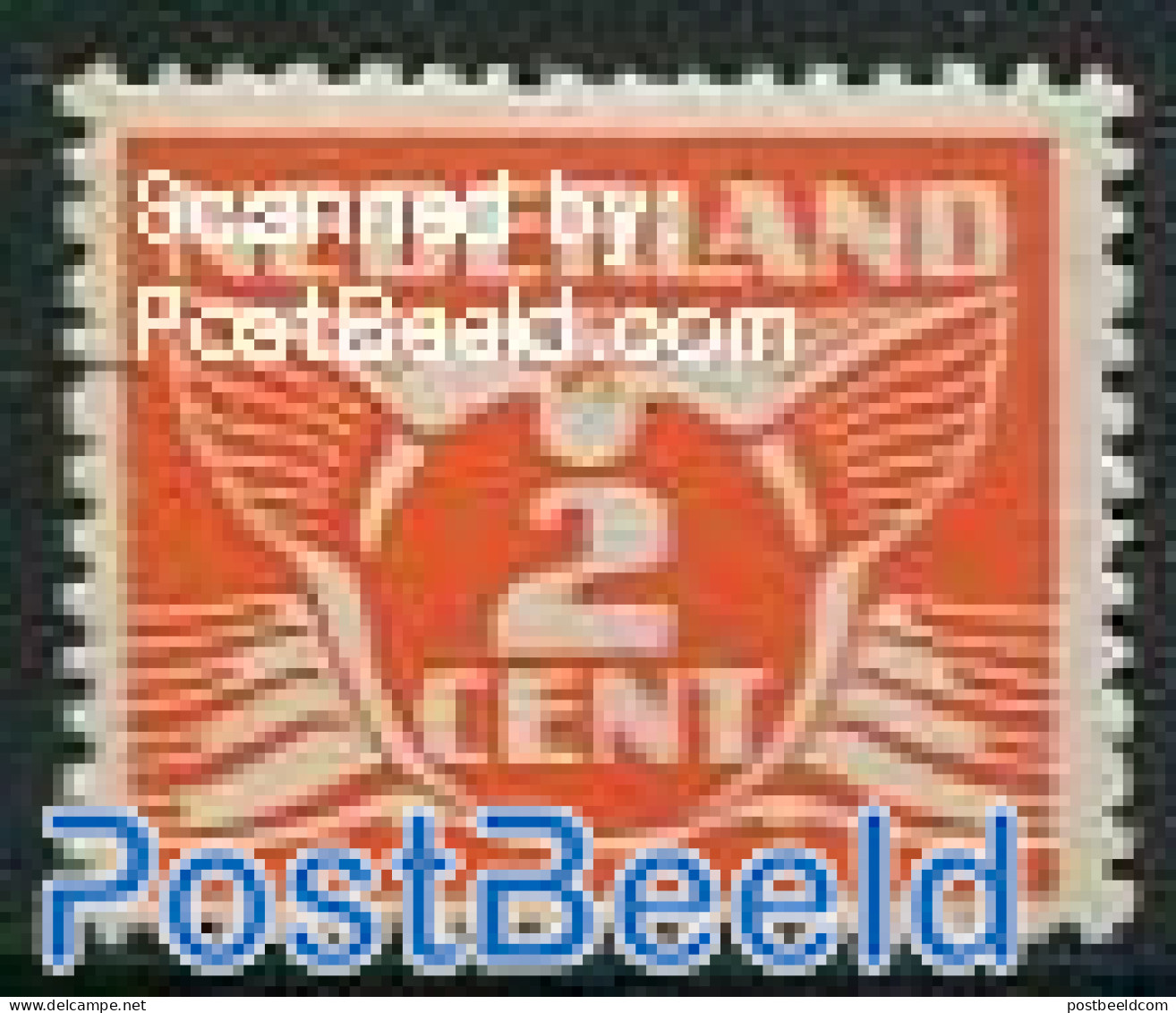 Netherlands 1924 2c, Without WM, Stamp Out Of Set, Mint NH - Ongebruikt