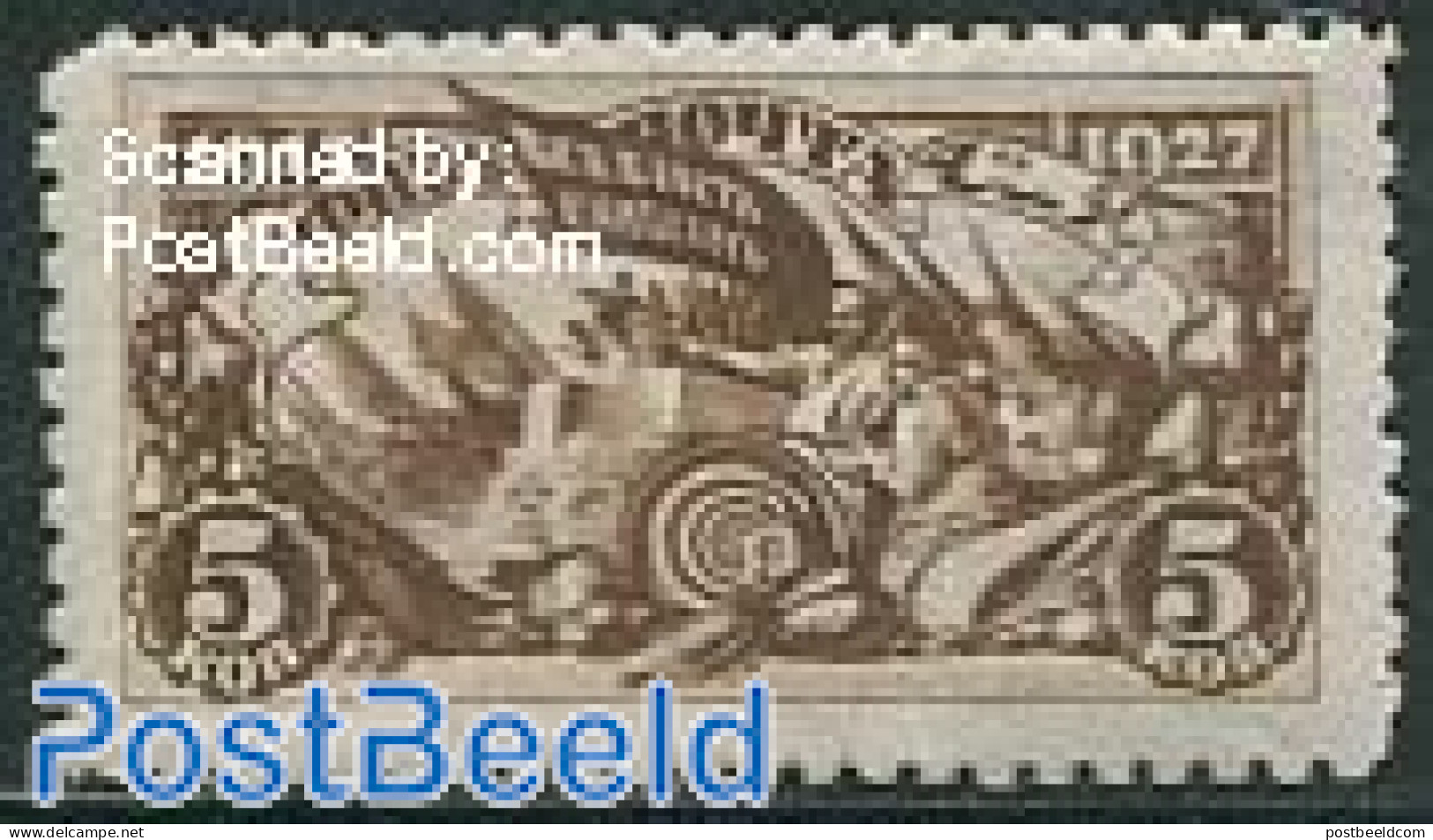Russia, Soviet Union 1927 5K, Perf. 10.5, Stamp Out Of Set, Unused (hinged) - Nuovi