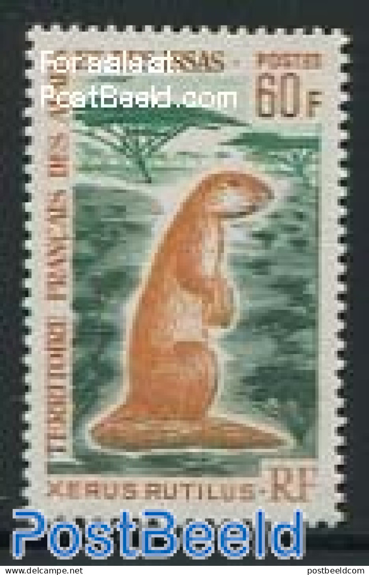 Afars And Issas 1967 60Fr, Stamp Out Of Set, Mint NH, Nature - Animals (others & Mixed) - Ongebruikt