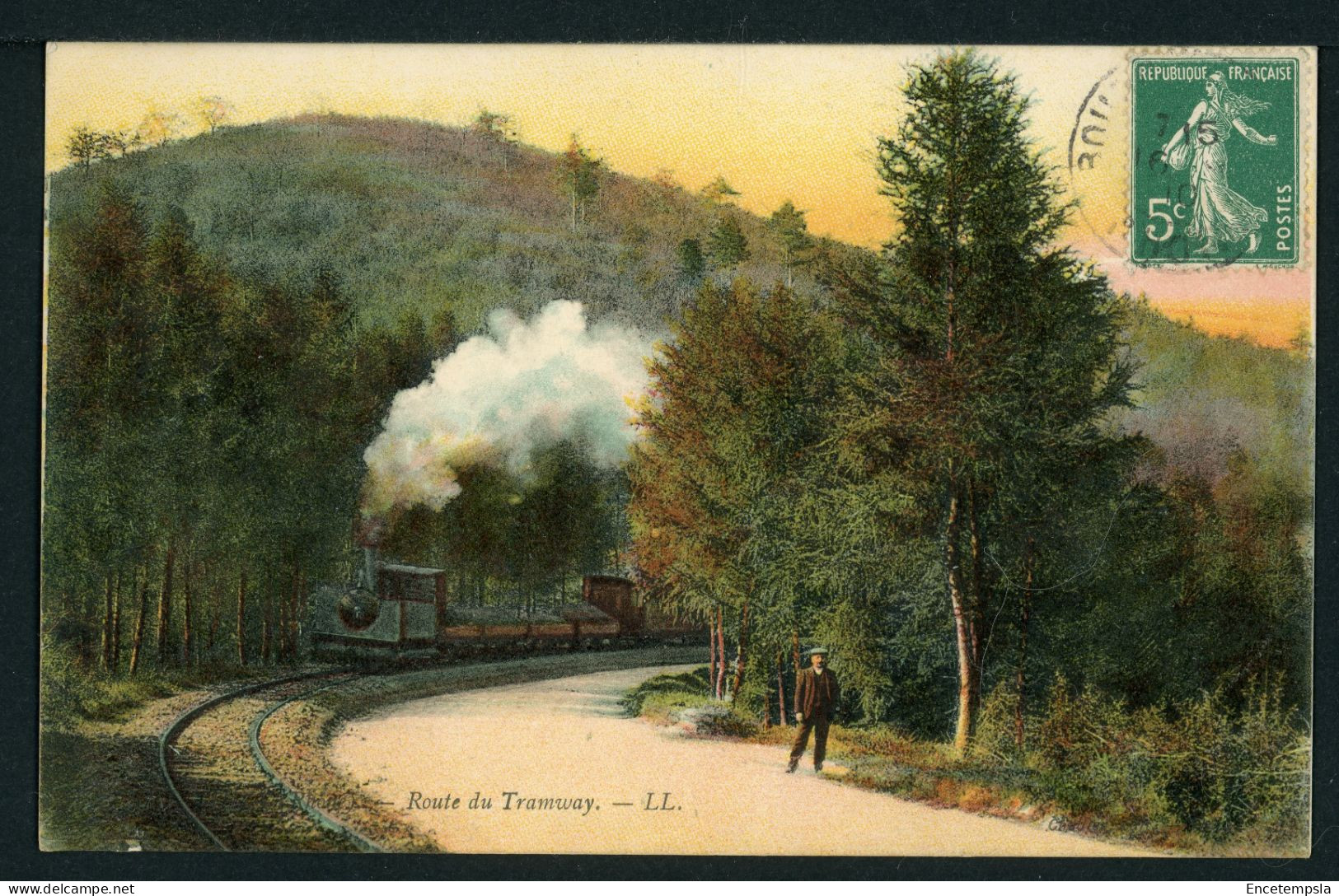 CPA - Carte Postale - France - Thizy - Route Du Tramway (CP24657) - Thizy