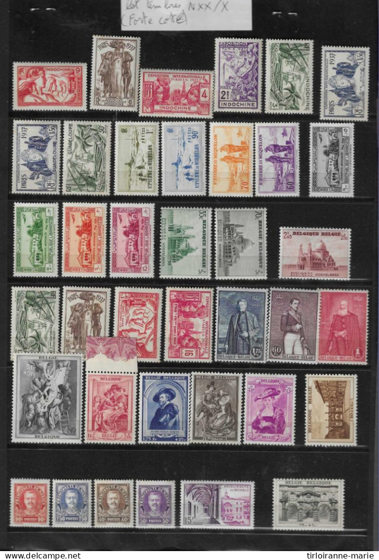 Bon Lot De Divers Bons Timbres A Reclasser N**/*obliteres Selon Plaquettes - Collezioni (senza Album)