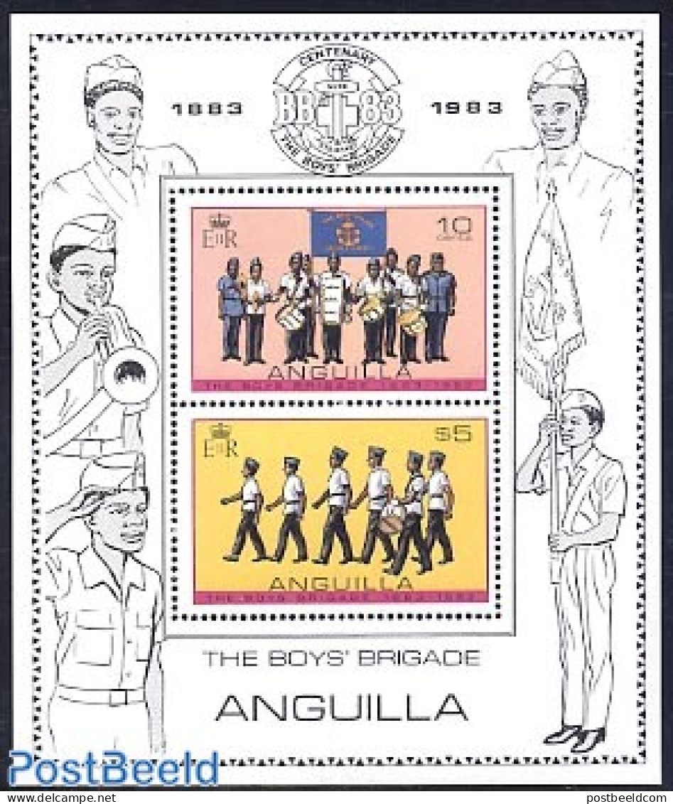 Anguilla 1983 Boys Brigade S/s, Mint NH, Performance Art - Various - Music - Uniforms - Música