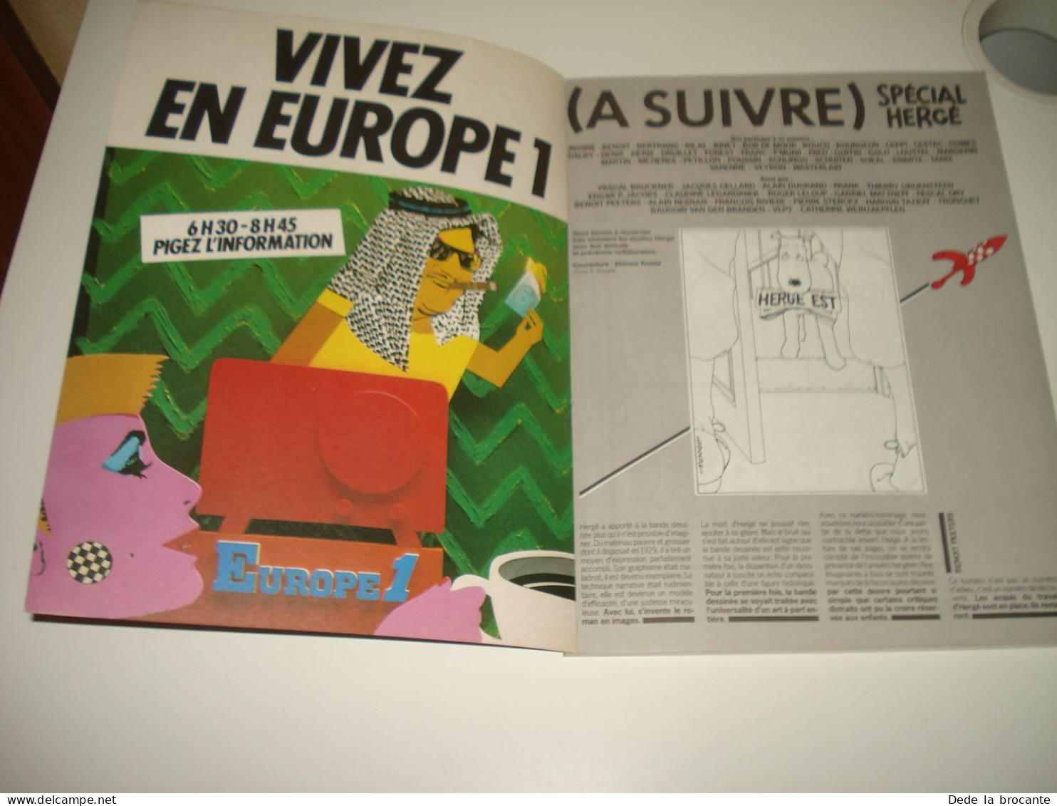 C54 / A Suivre Hors Série N° 8304 " Spécial Hergé - Vive Tintin "  -  Avril 1983 - Da Seguire