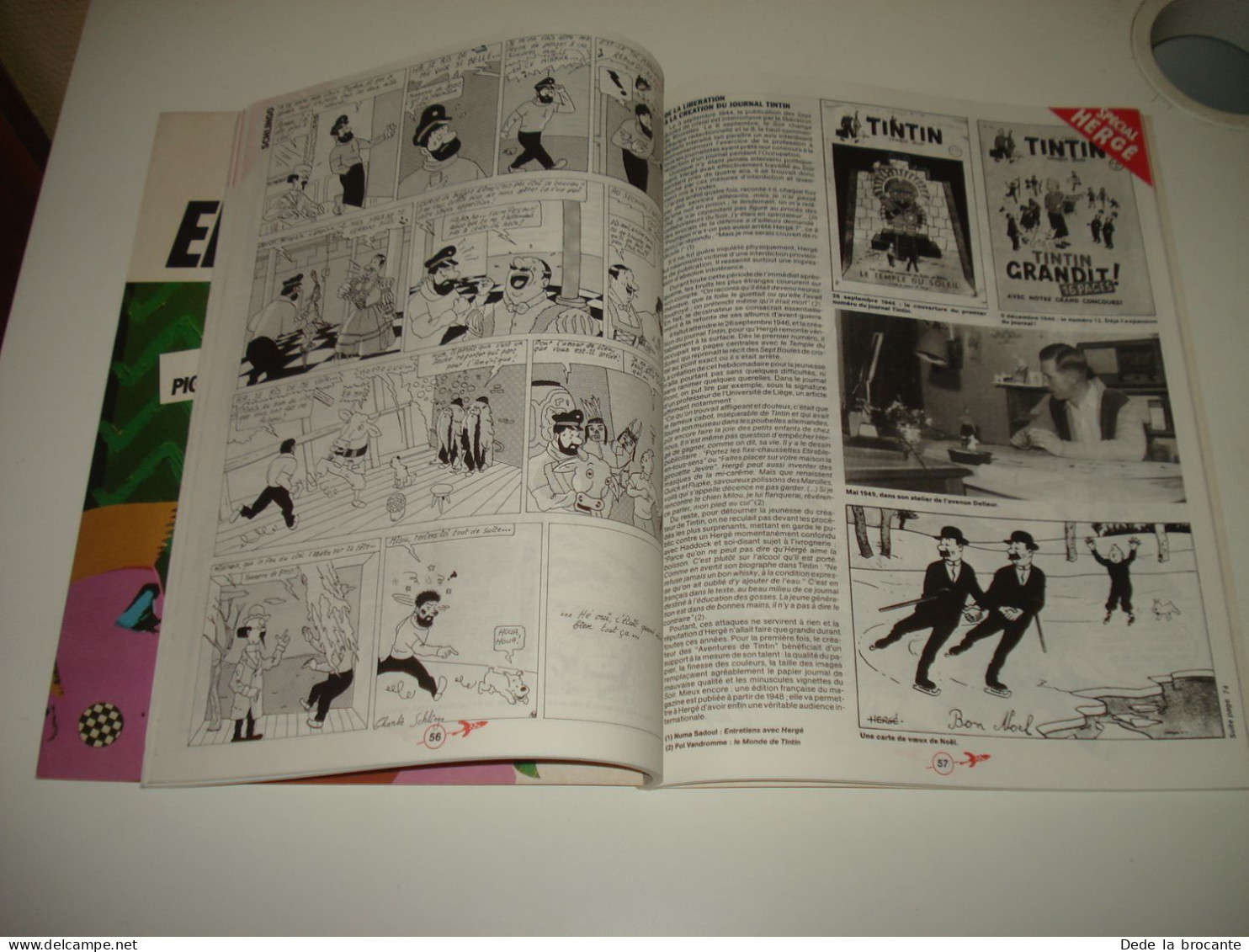 C54 / A Suivre Hors Série N° 8304 " Spécial Hergé - Vive Tintin "  -  Avril 1983 - Te Volgen