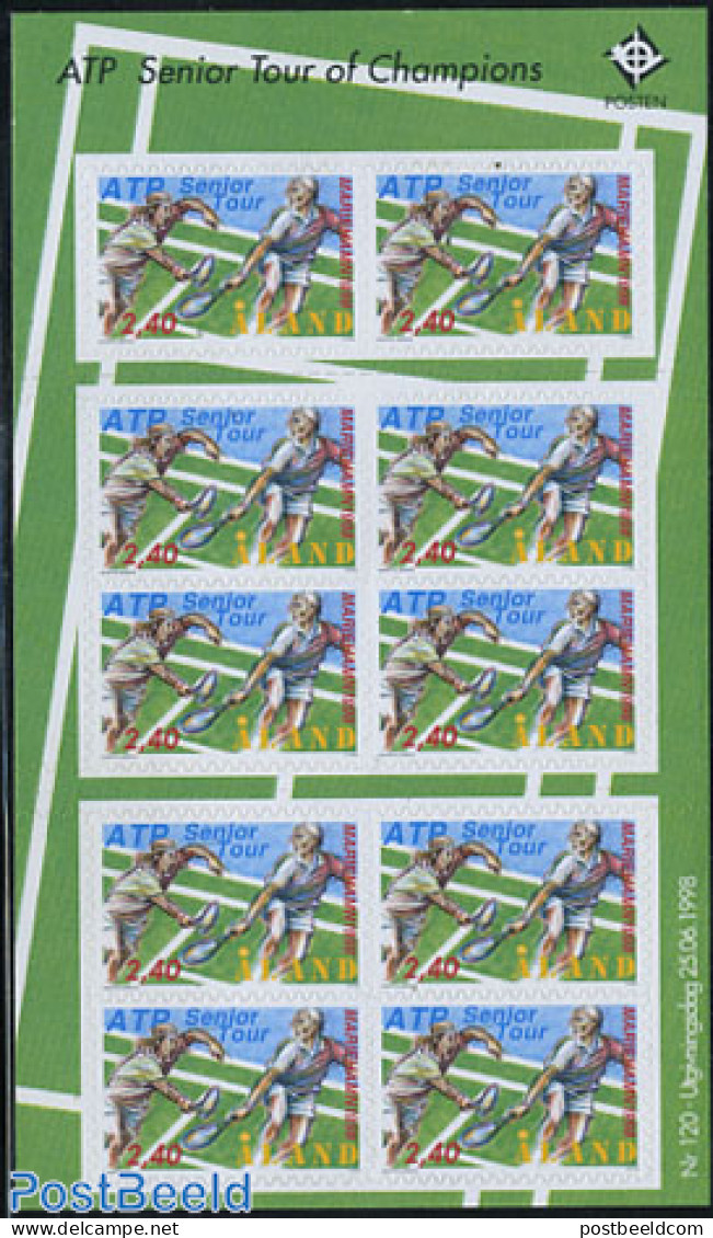 Aland 1998 Tennis M/s (with 10 Stamps), Mint NH, Sport - Tennis - Tennis