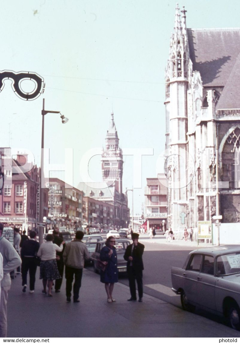 3 Slides Set DUNKIRK 1968 HANOMAG HENSCHEL F20 VAN FRANCE ORIGINAL 35 Mm DIAPOSITIVE SLIDE No PHOTO FOTO Nb4044 - Diapositive