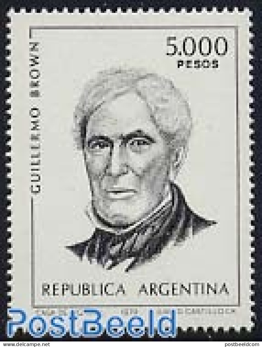 Argentina 1980 Definitive 1v, G. Brown, Mint NH - Ongebruikt