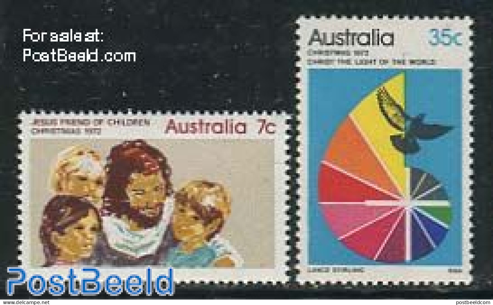 Australia 1972 Christmas 2v, Mint NH, Nature - Religion - Birds - Christmas - Neufs