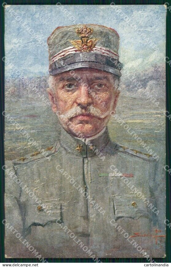 Militari WW1 WWI Generale Luigi Cadorna Sidoli Serie 2903-2 Cartolina XF8261 - Other & Unclassified