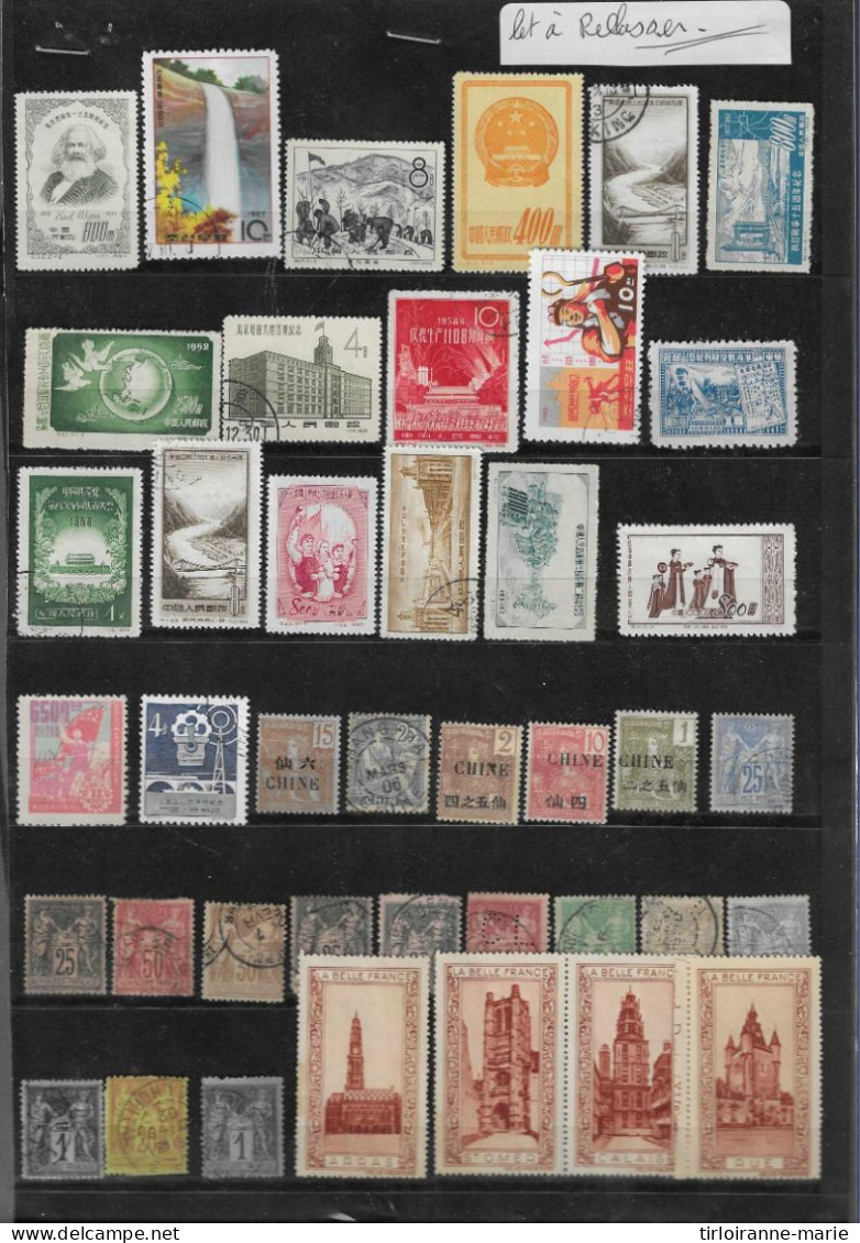 Bon Lot De Divers Bons Timbres A Reclasser N**/*obliteres Selon Plaquettes - Collections (without Album)