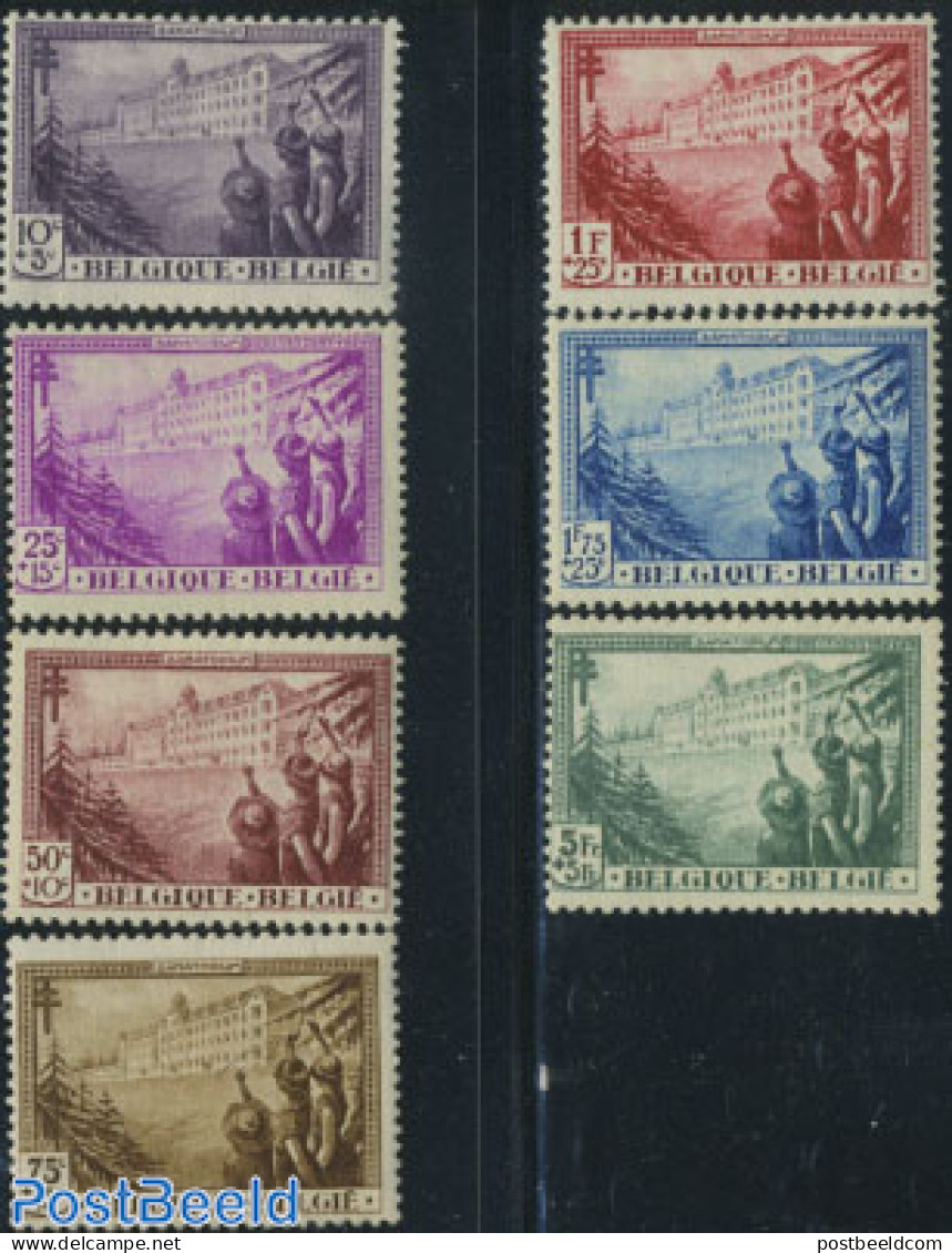 Belgium 1932 Anti Tuberculosis 7v, Mint NH, Health - Anti Tuberculosis - Health - Unused Stamps