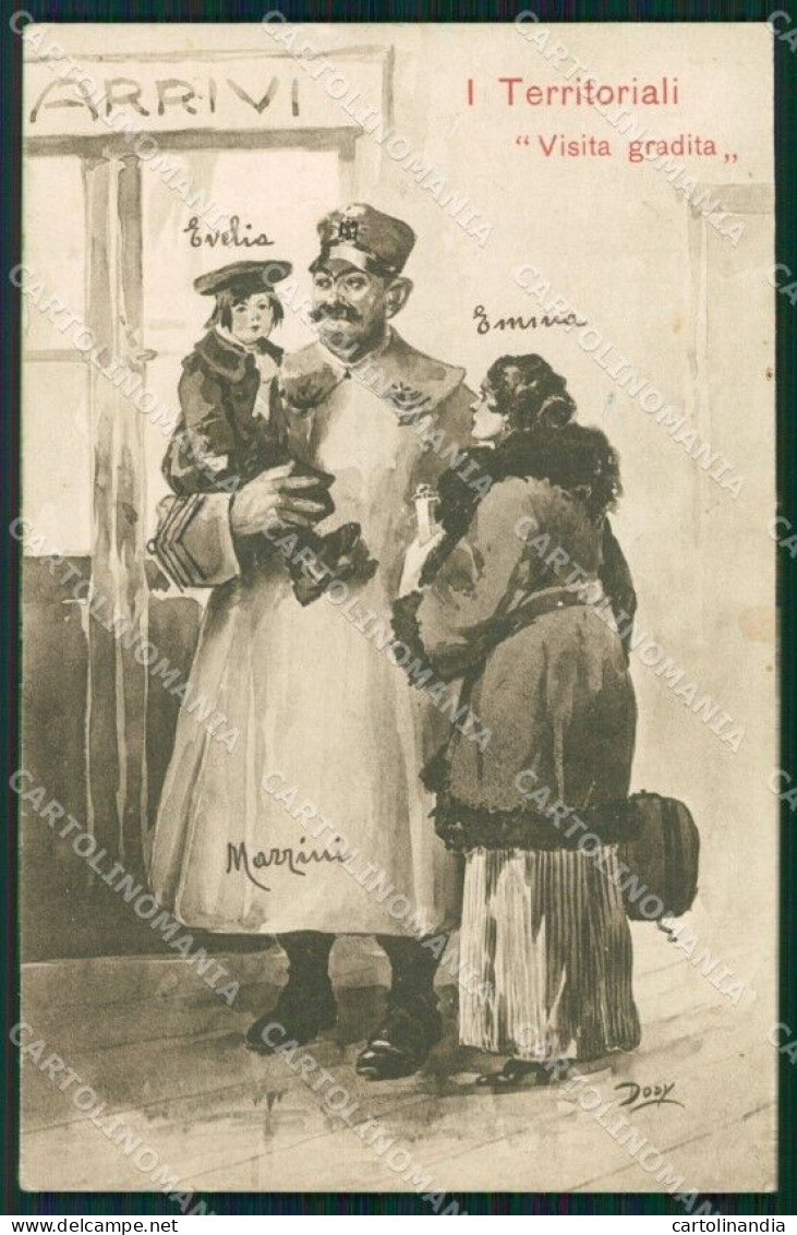 WW1 WWI Propaganda I Territoriali Dody Cartolina Postcard XF7977 - Other & Unclassified