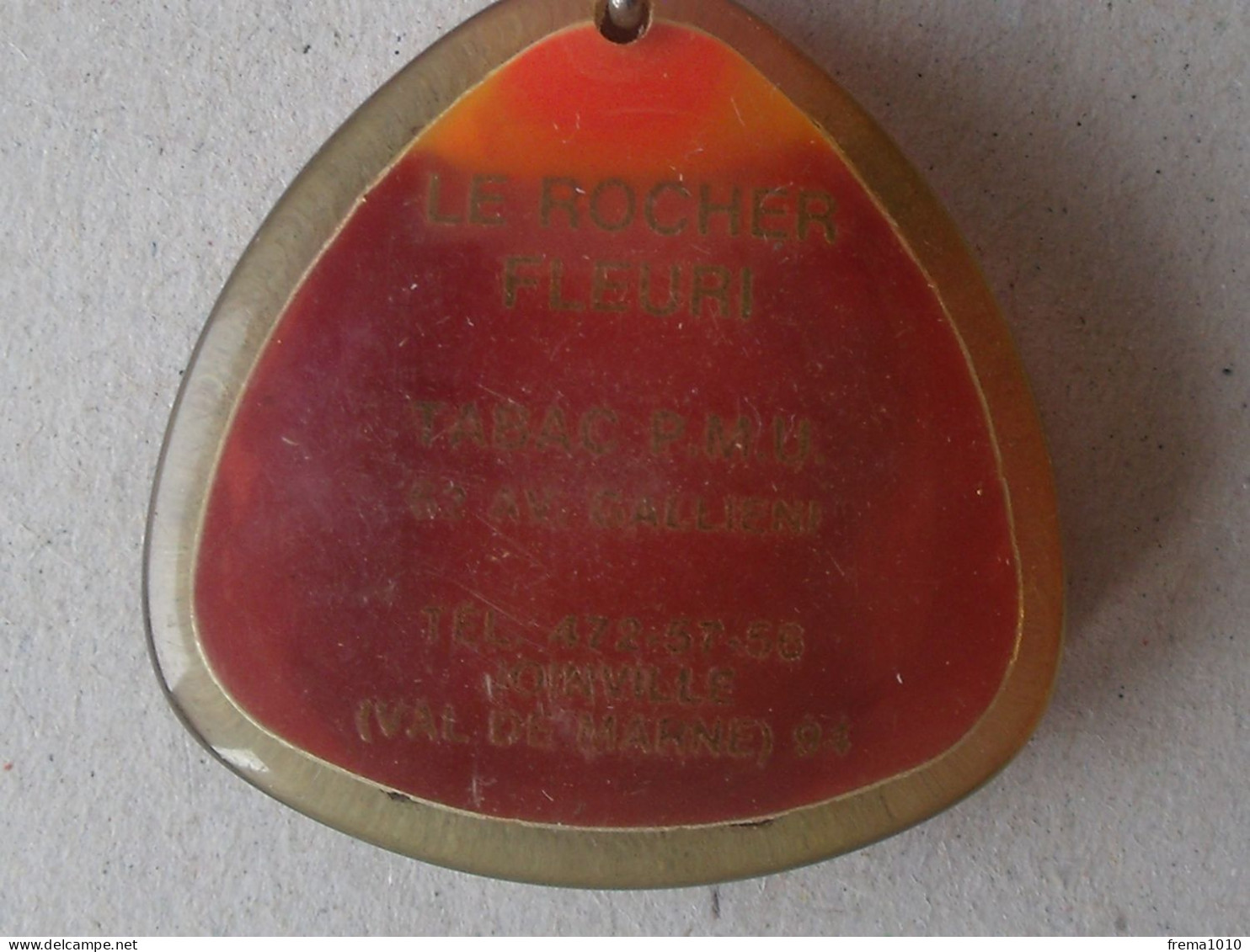 JOINVILLE-LE-PONT Porte-Clés BOURBON Années 60: LE ROCHER FLEURI Tabac - P.M.U. Avenue GALLIENI - Portrait VERDI - Porte-clefs